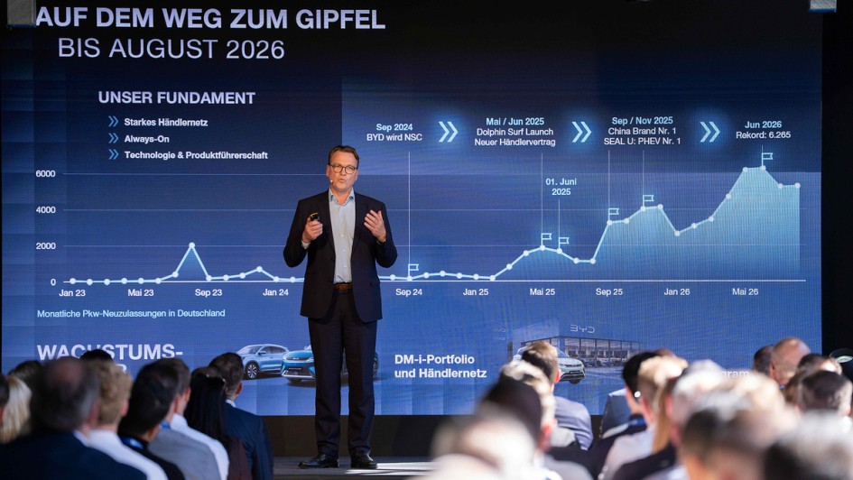 BYD-Händlerkonferenz 2026 in Oberjoch