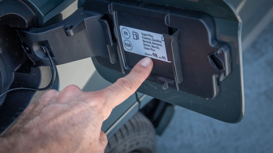 Tankdeckel innen des Cupra Ateca VZ