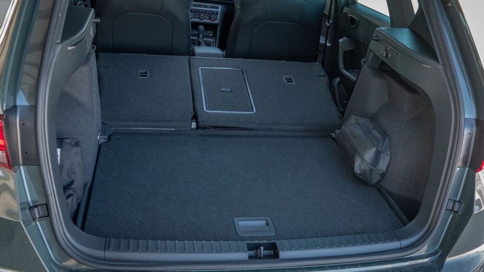 umgeklappte Rückbank im Cupra Ateca VZ