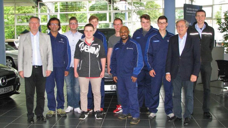 Autohaus Medele Azubis 2016