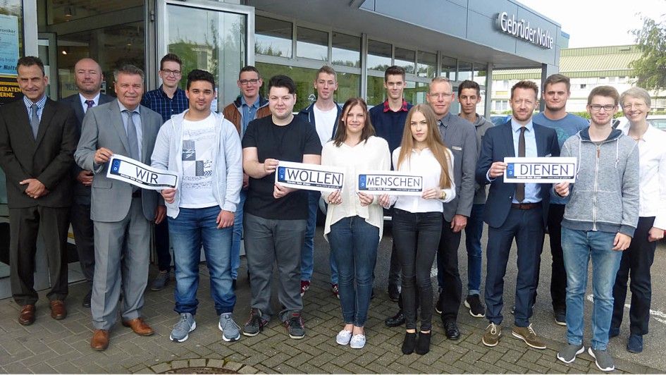 Gebrüder Nolte Azubis 2016