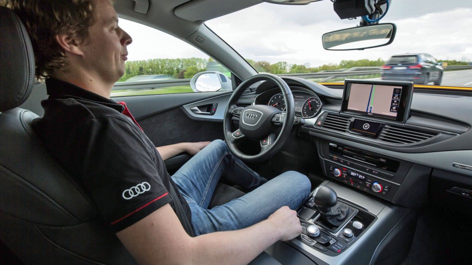 Selbstfahrender Audi A7 Sportback