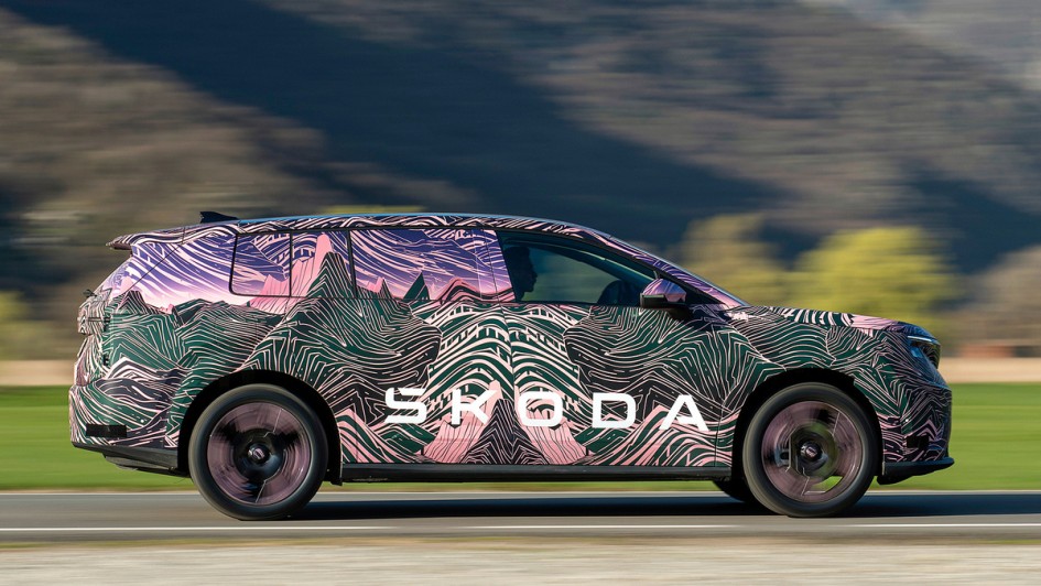 Skoda Peaq im Tarnanzug