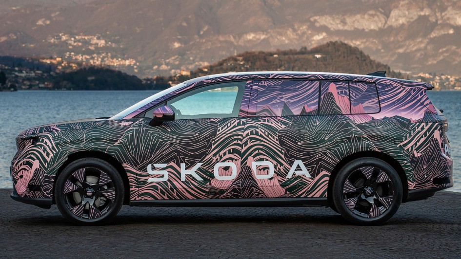 Skoda Peaq im Tarnanzug