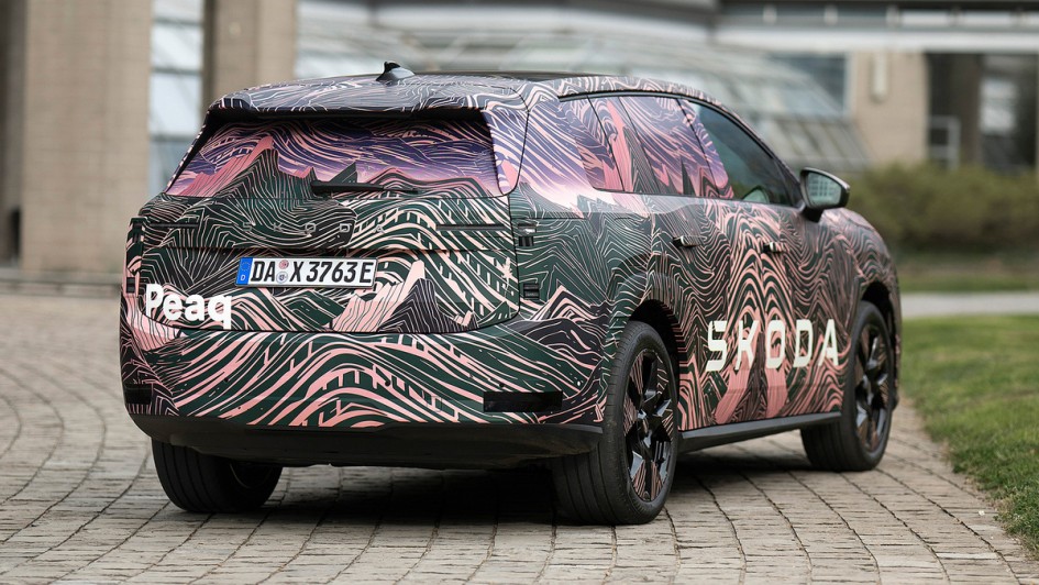 Skoda Peaq im Tarnanzug