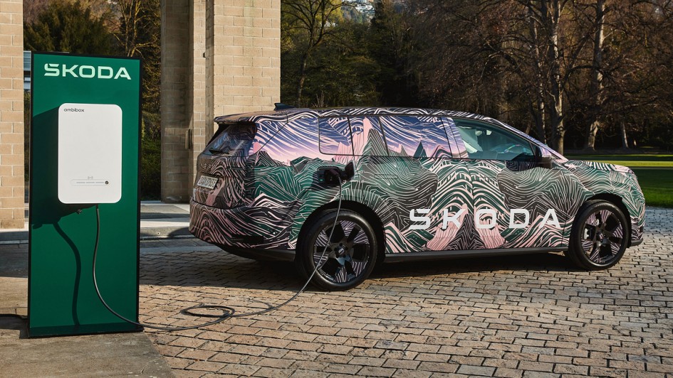 Skoda Peaq im Tarnanzug