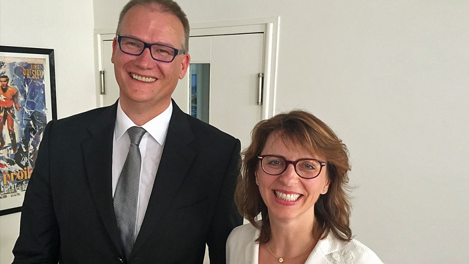 Imelda Labbé und Frank Jürgens