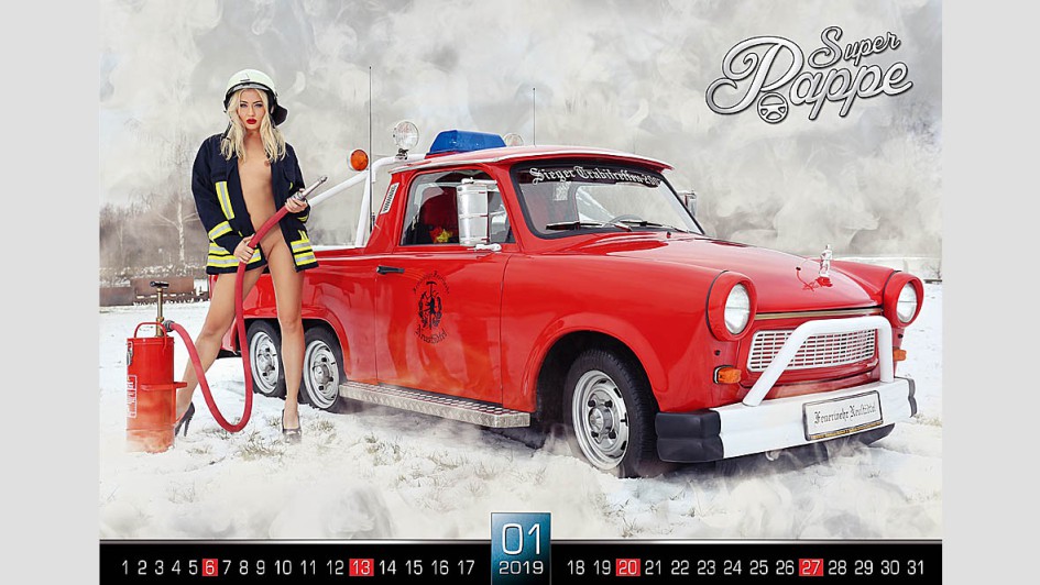 Trabant Erotik Kalender 2019