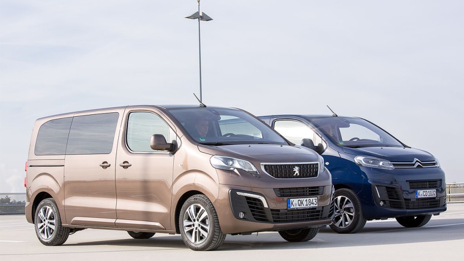 Citroen Spacetourer und Peugeot Traveller