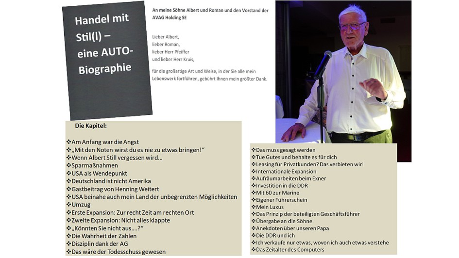AVAG Auto-Museum und 80. Geburtstag Albert K. Still