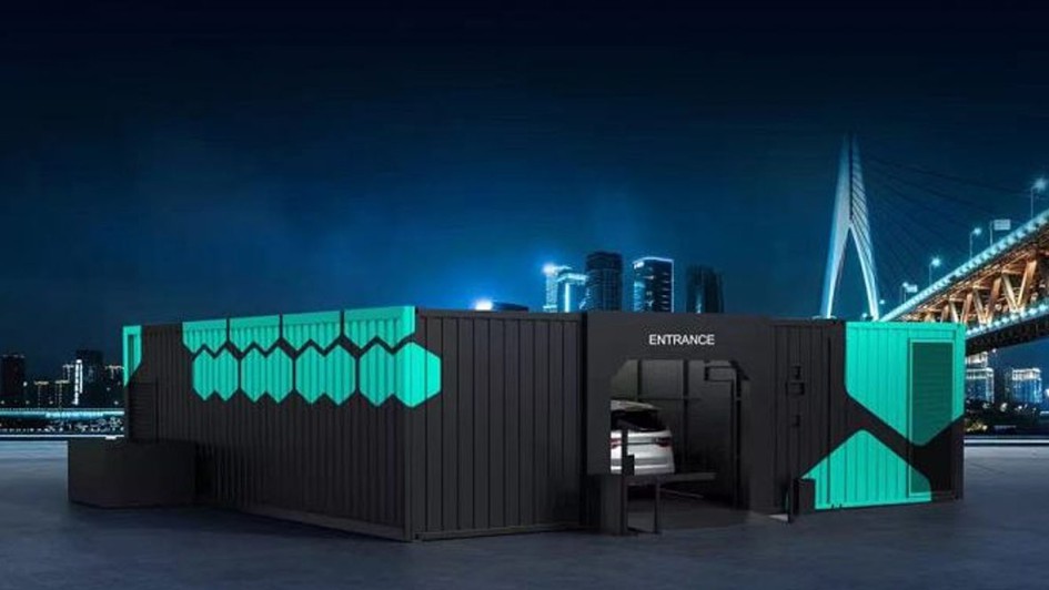 Batteriewechselstationen Geely