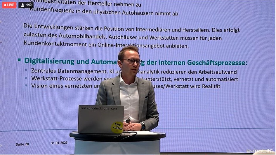 Präsentation Studie Beschäftigungseffekte im Kfz-Gewerbe
