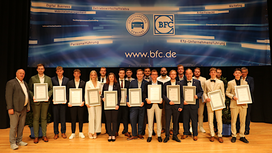 Verabschiedung des 62. BFC-Jahrgangs