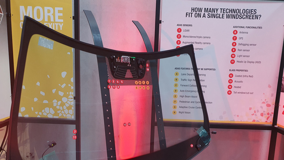 1980 hatte die Autoscheibe beispielsweise zwei Funktionalitäten, heute sind es je nach Modell bis zu 28.