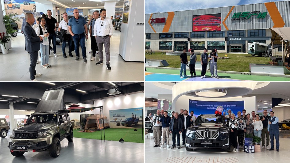 Bildcollage zur AUTOHAUS China-Tour 2025