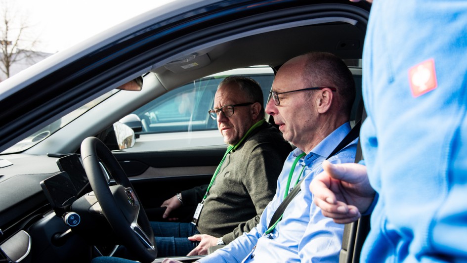 Fahrzeugeinweisung beim Autoflotte Fuhrparktag am Dänischen Pavillon in Hannover
