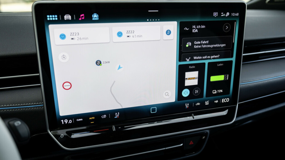 VW ID.7 Infotainmentsystem in 15 Zoll