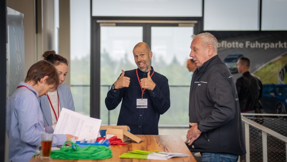 Anmeldung beim Fuhrparktag von Autoflotte