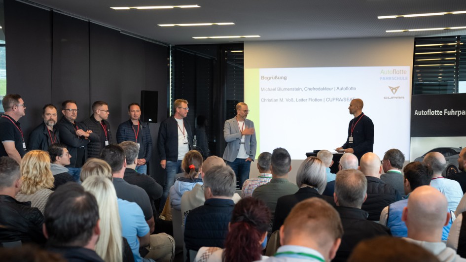 Vorstellung des Cupra-Teams durch Christian Voß