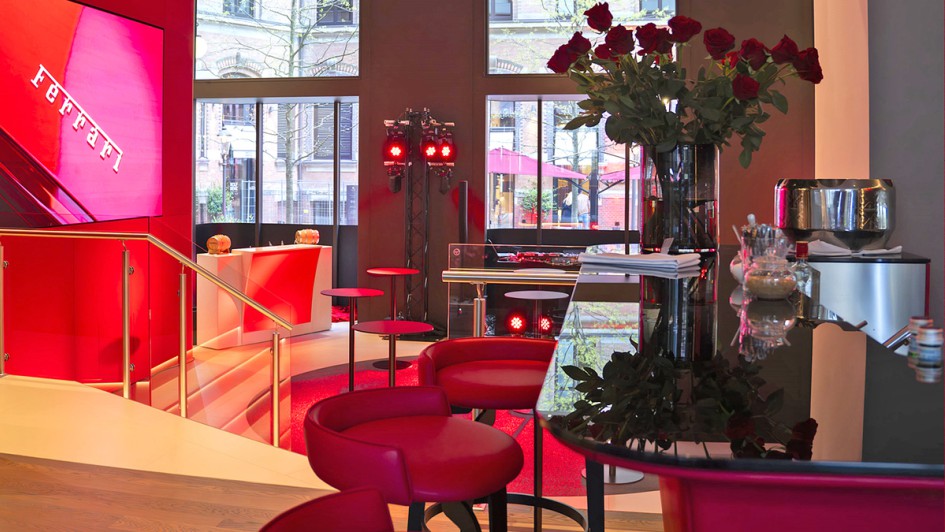Ferrari City-Showroom in Hamburg