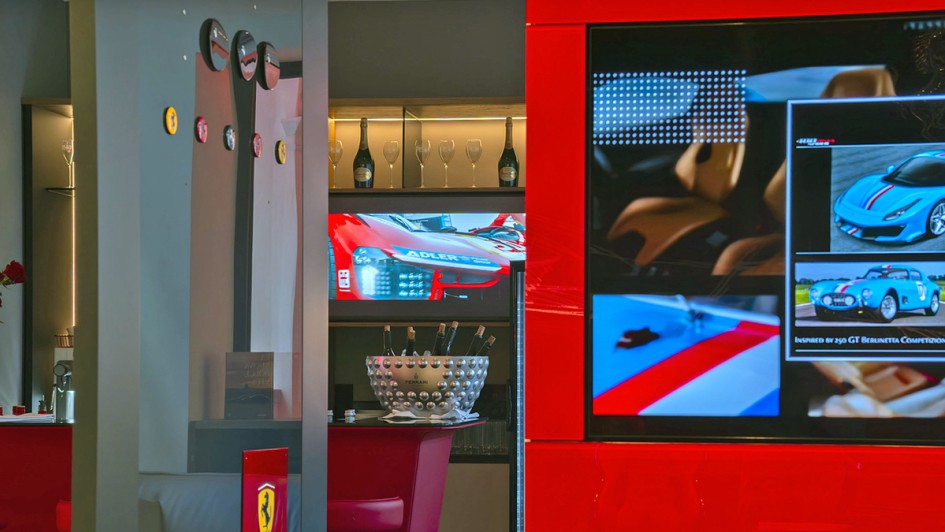 Ferrari City-Showroom in Hamburg