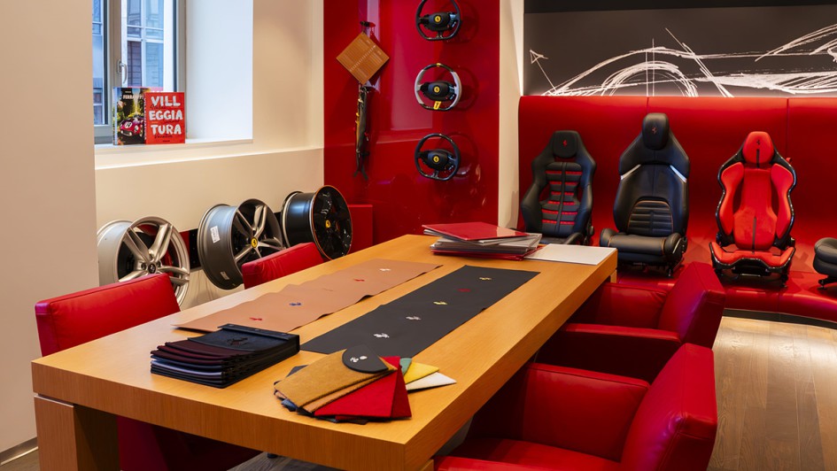 Ferrari City-Showroom in Hamburg