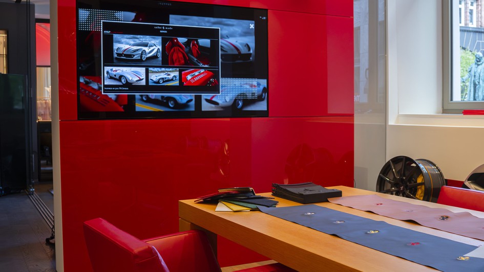 Ferrari City-Showroom in Hamburg