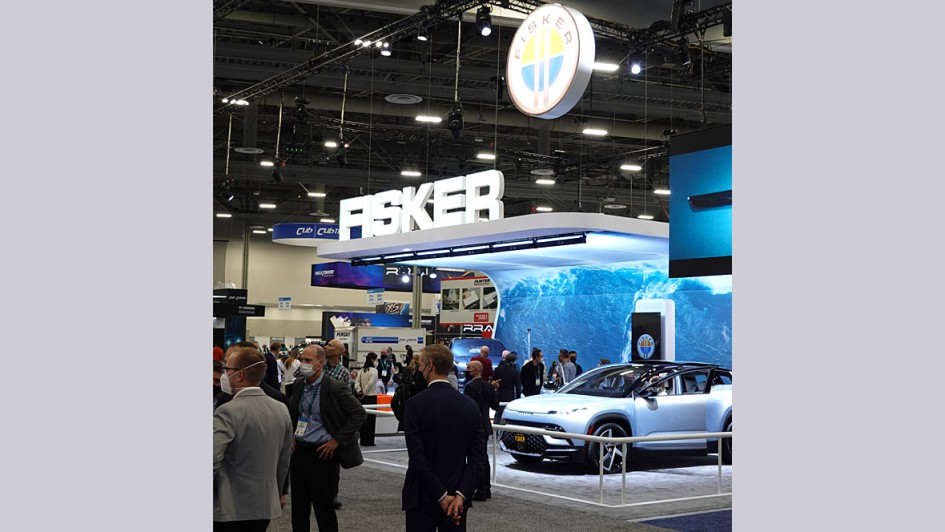 Fisker CES Stand 2022