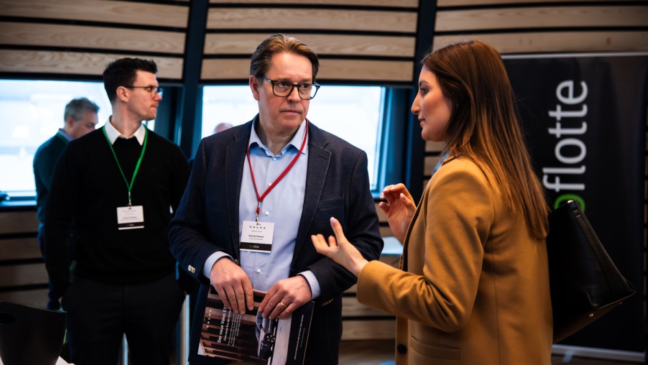 Gespräch in der Pause des Autoflotte Fuhrparktags