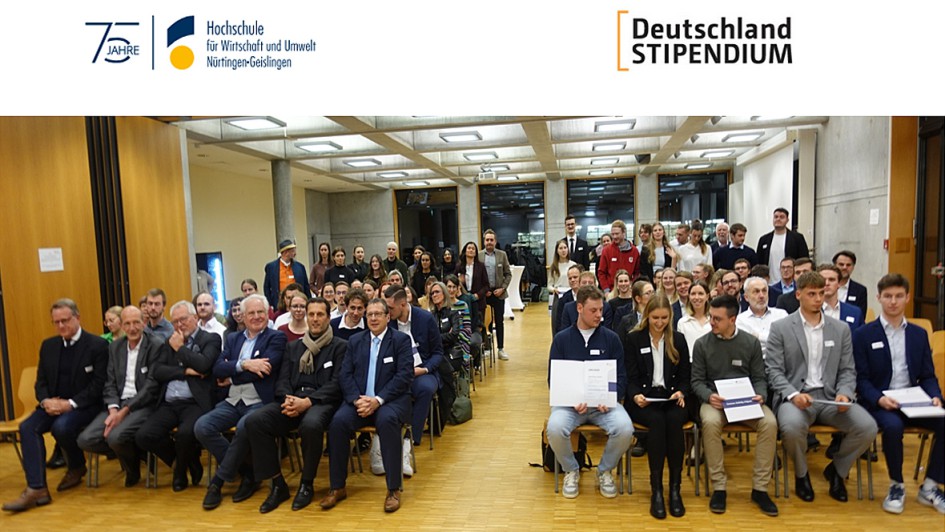 Stipendien-Vergabe 2025 an der HfWU Geislingen