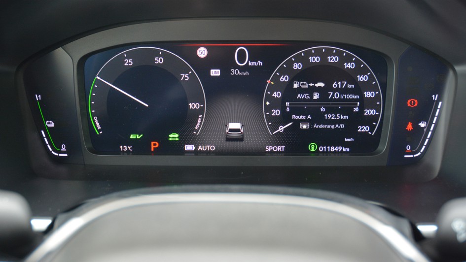 Honda CR-V, Kombiinstrument, Tachometer, Anzeigen