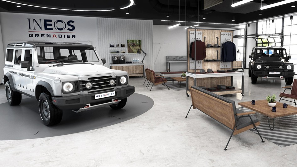 Ineos Grenadier Showroom
