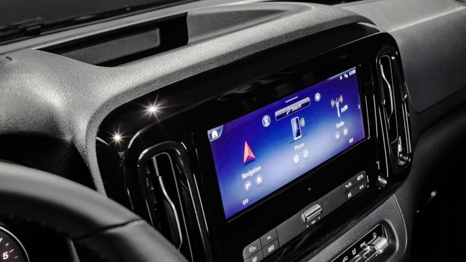 Vito-Infotainmentsystem mit MBUX