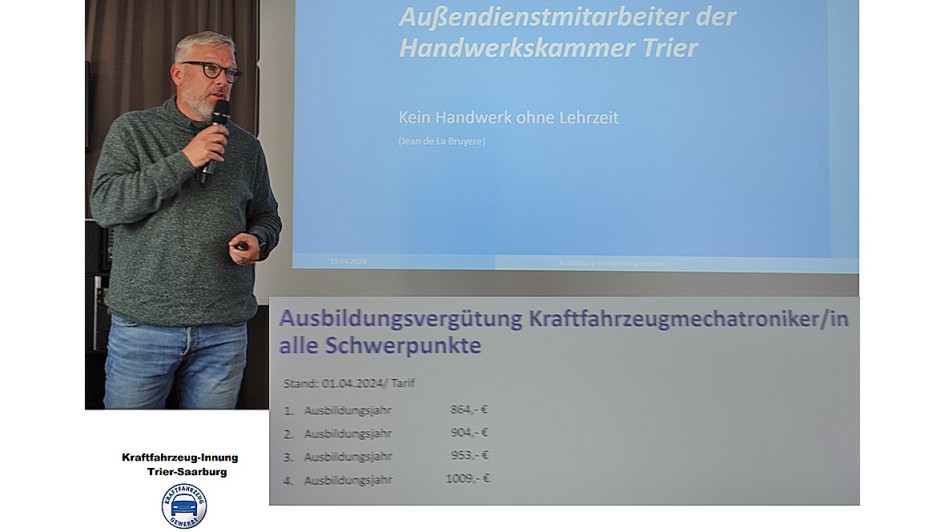 Hauptversammlung der Kraftfahrzeug-Innung Trier-Saarburg 2024