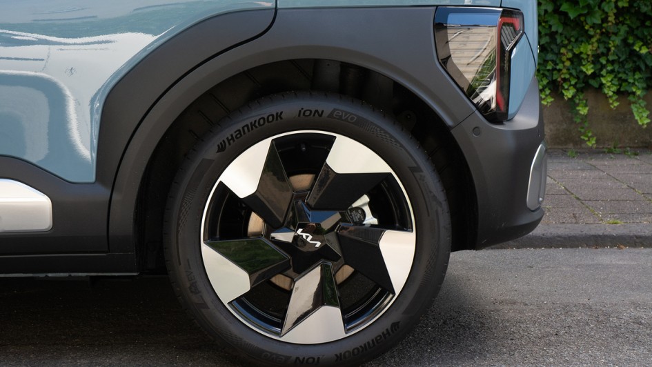 Kia EV2 Test (2026), Elektroauto, Rad, Felge, Reifen, Speiche