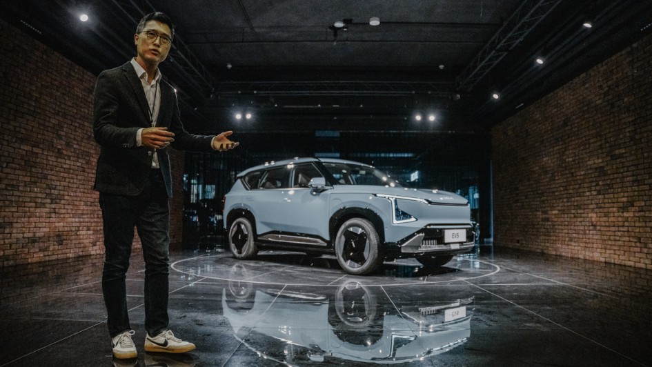 Kia EV5 in der Motorworld München