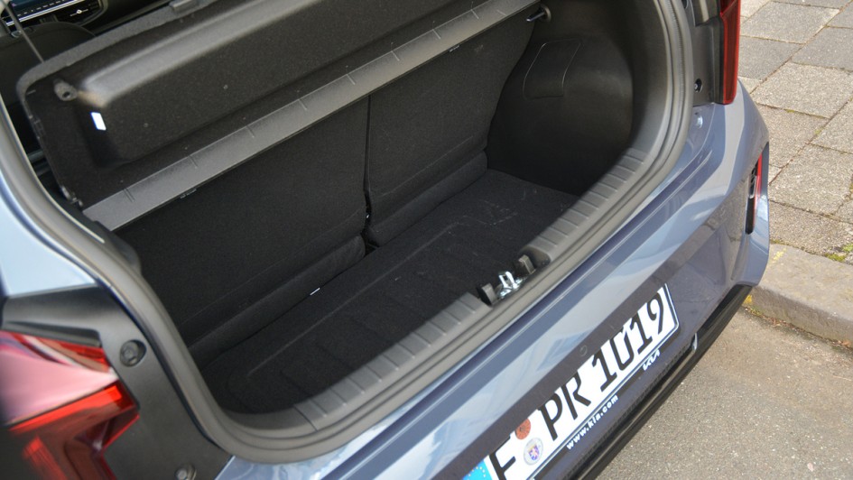Kia Picanto Test (2026), Kofferraum, Heckklappe