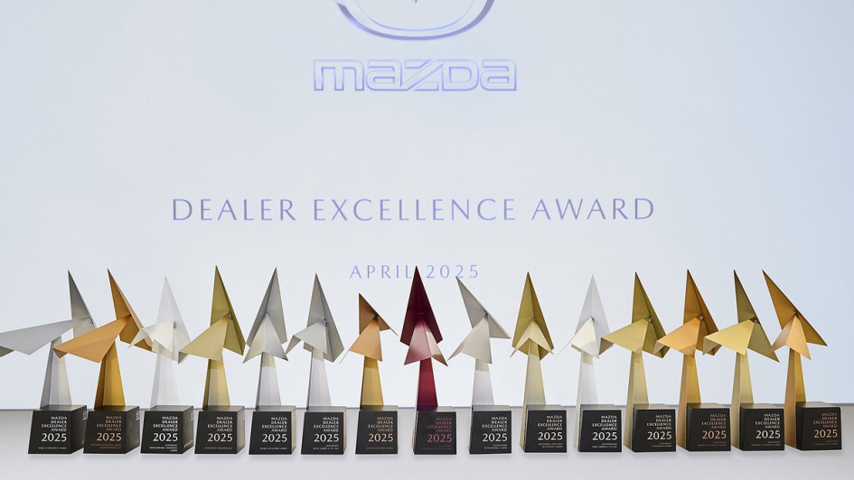 Beim Mazda Dealer Excellence Award 2025 wurden 15 Preise vergeben