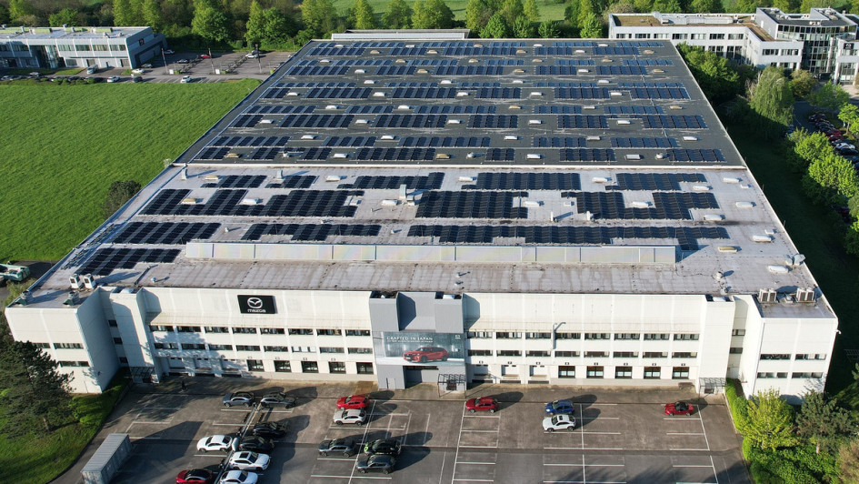 Mazda Photovoltaikanlage Leverkusen