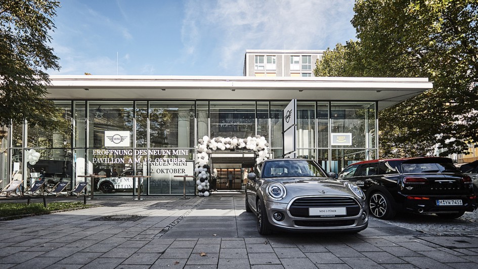 Der Mini-Pavillon in München wurde 2019 eröffnet.