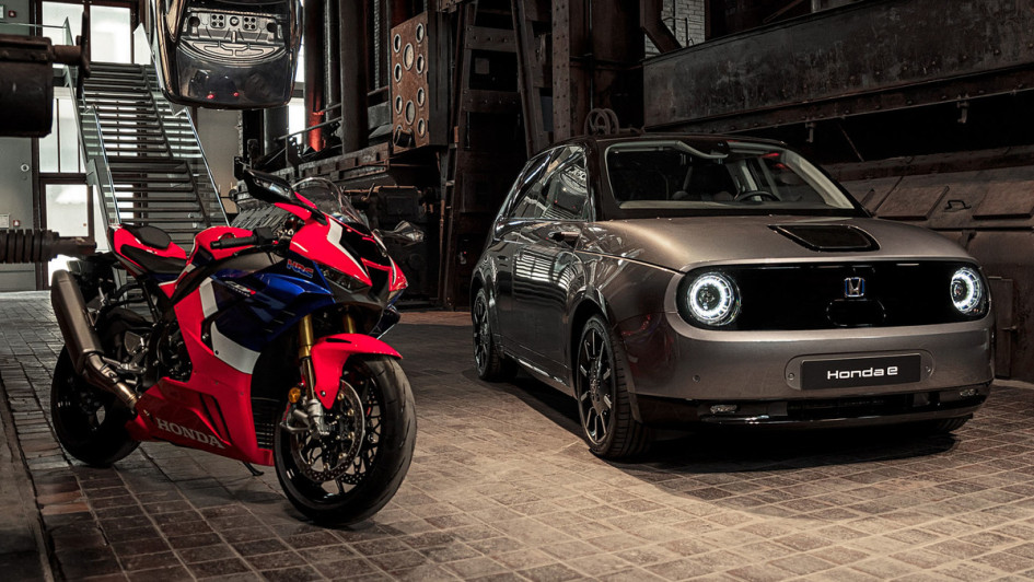 Honda Fireblade und Honda e