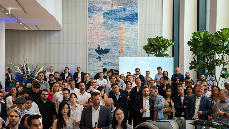 NIO House in Düsseldorf eröffnet