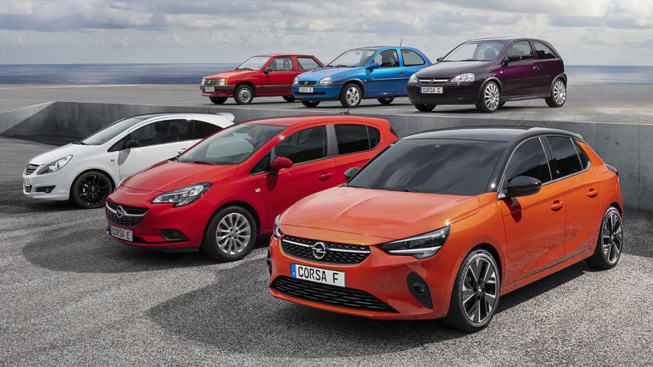 40 Jahre Opel Corsa (A bis F)