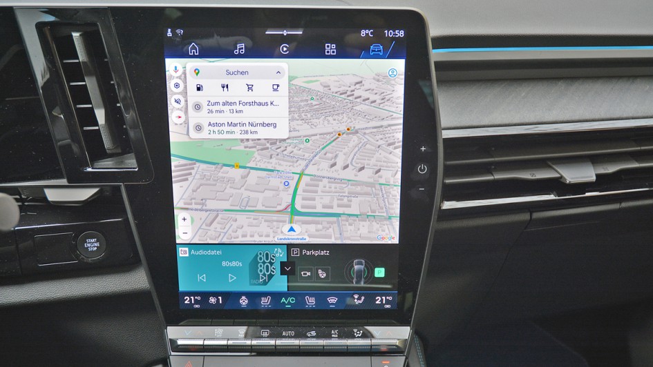 Renault Rafale, Bildschirm, Display, Touchscreen, Cockpit