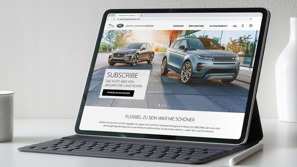 "Subscribe" von Jaguar & Land Rover