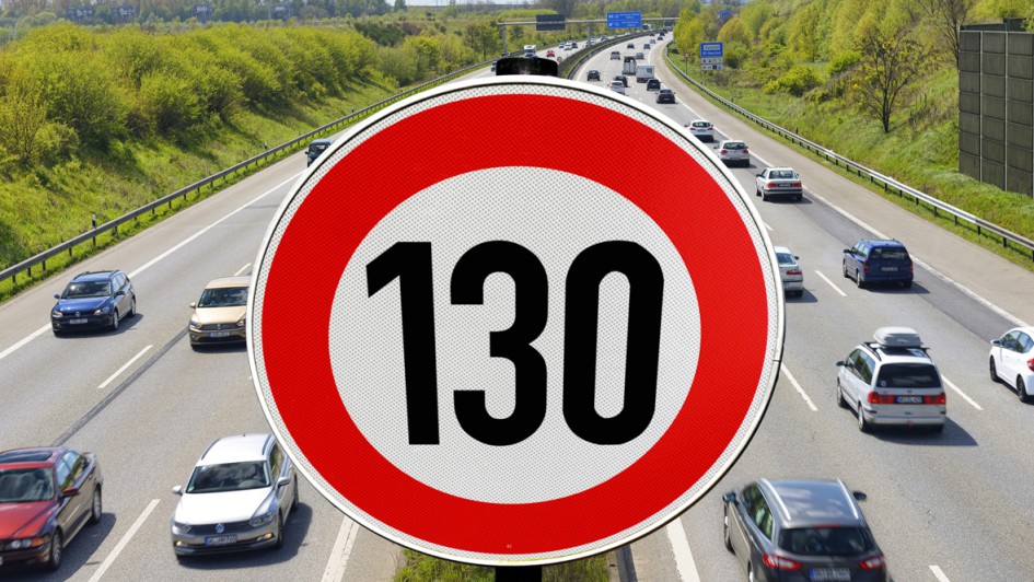 Tempolimit; 130; 130 km/h; Geschwindigkeitsbegrenzung