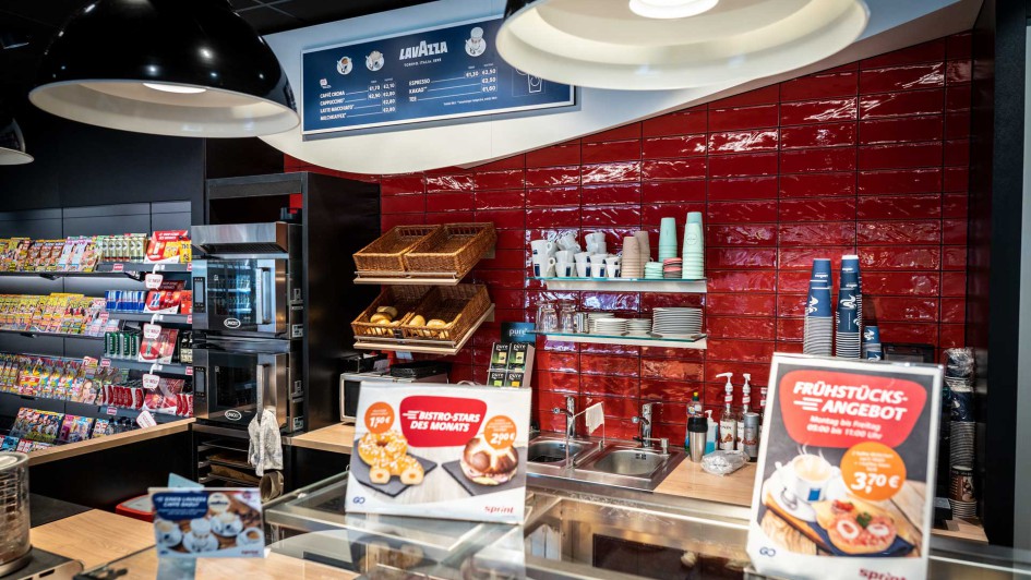 Sprint Tankstelle Kaffee