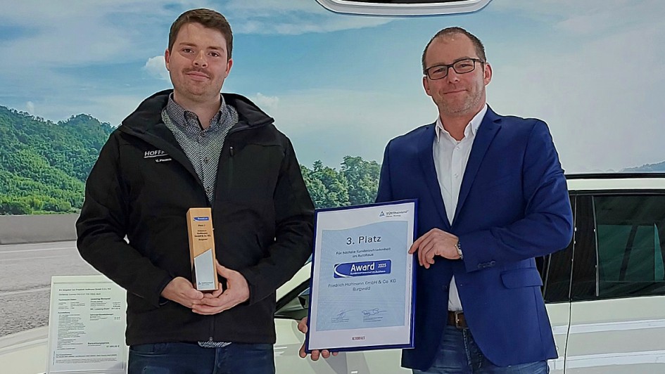 TÜV Rheinland Award für Kundenzufriedenheit 2023