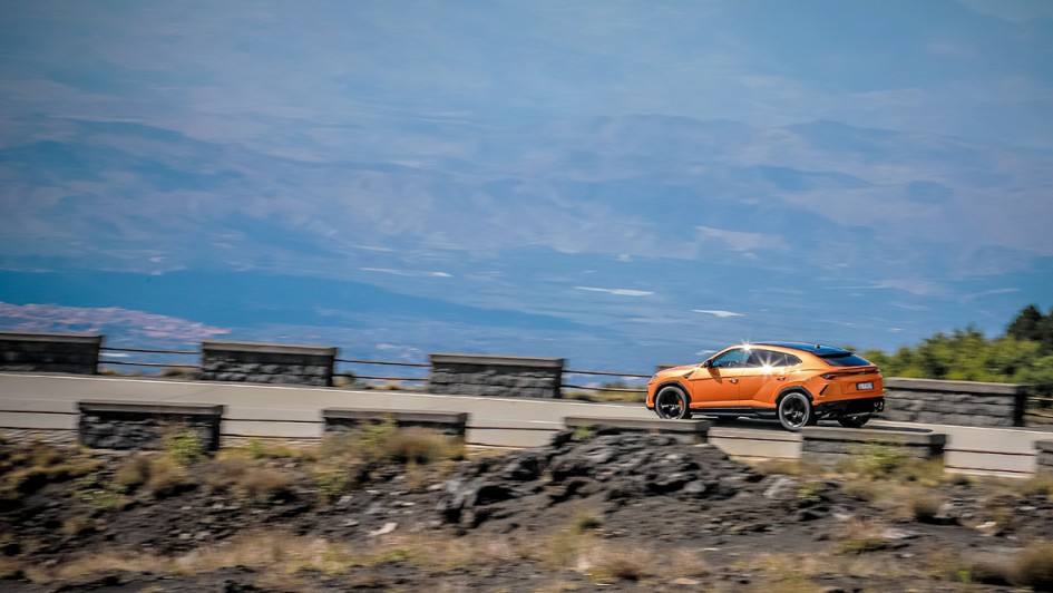 Lamborghini Urus auf Sizilien