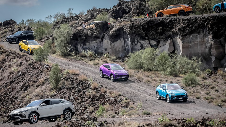 Lamborghini Urus auf Sizilien